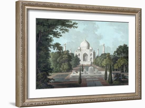 View of Taj Mahal, 1801-Thomas & William Daniell-Framed Giclee Print