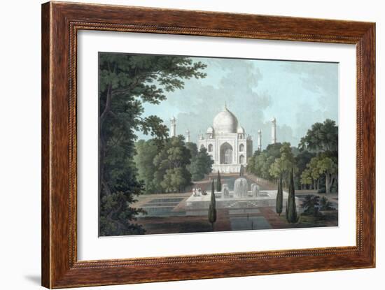 View of Taj Mahal, 1801-Thomas & William Daniell-Framed Giclee Print