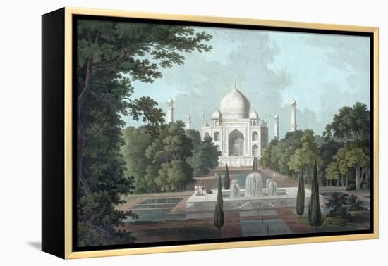 View of Taj Mahal, 1801-Thomas & William Daniell-Framed Premier Image Canvas
