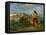 View of Tangier, 1852-3-Eugene Delacroix-Framed Premier Image Canvas