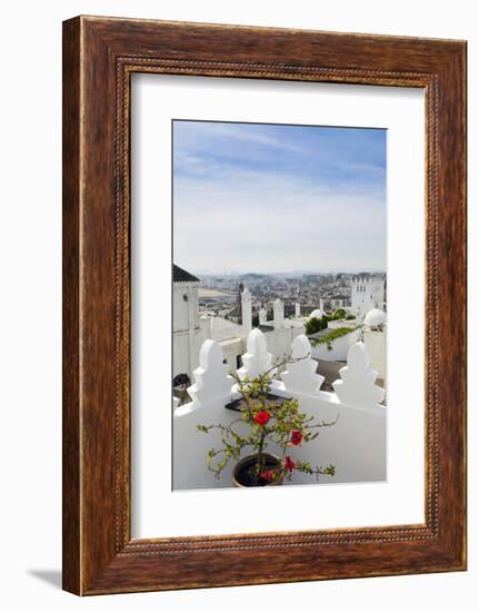 View of Tangier from the Medina, Tangier, Morocco-Nico Tondini-Framed Photographic Print