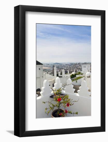 View of Tangier from the Medina, Tangier, Morocco-Nico Tondini-Framed Photographic Print
