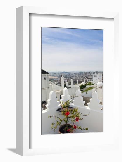 View of Tangier from the Medina, Tangier, Morocco-Nico Tondini-Framed Photographic Print