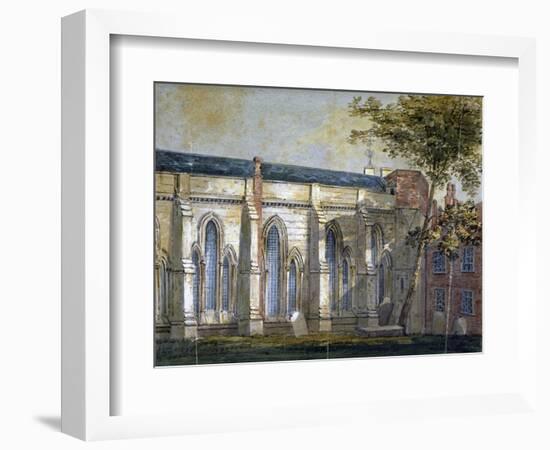 View of Temple Church, London, C1810-William Pearson-Framed Giclee Print