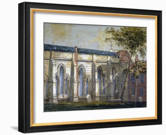 View of Temple Church, London, C1810-William Pearson-Framed Giclee Print