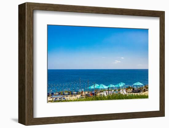 View of Terranea Cove, Palos Verdes, California, USA-Laura Grier-Framed Photographic Print