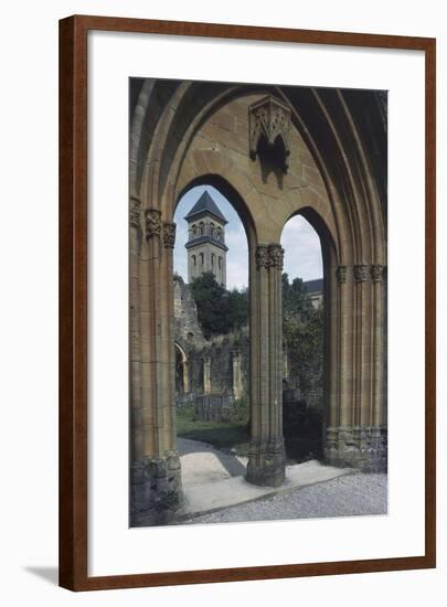 View of the Abbey of Notre-Dame D'Orval-null-Framed Giclee Print