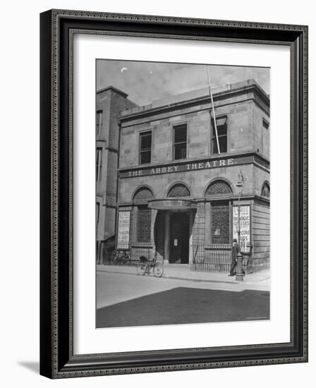 View of the Abby Theater in Dublin-Hans Wild-Framed Photographic Print