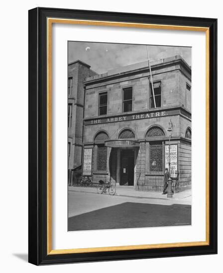 View of the Abby Theater in Dublin-Hans Wild-Framed Photographic Print