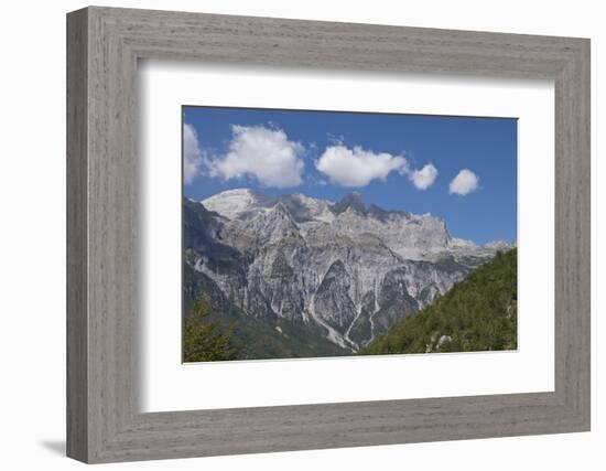 View of the Albanian Alps near Thethi, on the western Balkan peninsula, in northern Albania, Europe-Julio Etchart-Framed Photographic Print