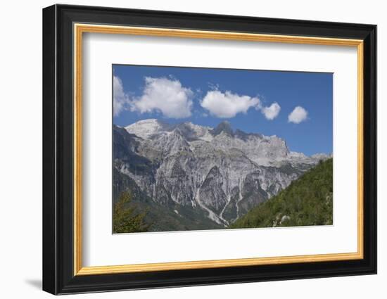 View of the Albanian Alps near Thethi, on the western Balkan peninsula, in northern Albania, Europe-Julio Etchart-Framed Photographic Print