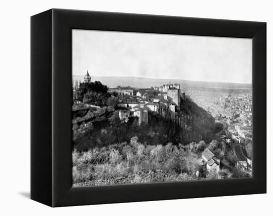 View of the Alhambra, Granada, Spain, 1893-John L Stoddard-Framed Premier Image Canvas