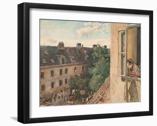 View of the Alservorstadt, 1872-Rudolf von Alt-Framed Giclee Print