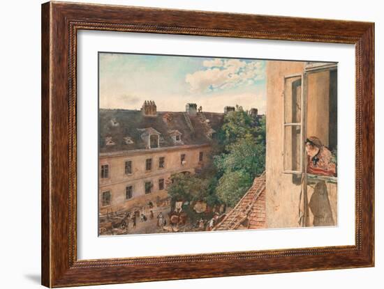 View of the Alservorstadt-Rudolf von Alt-Framed Giclee Print