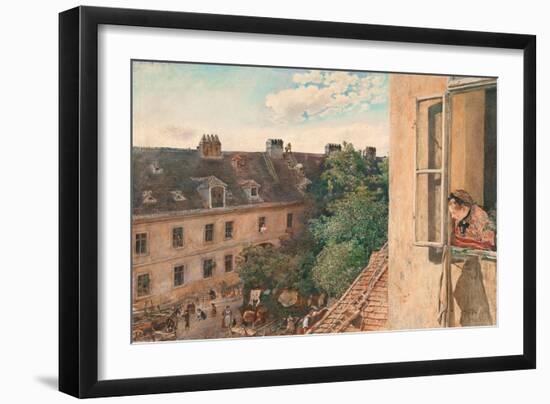 View of the Alservorstadt-Rudolf von Alt-Framed Giclee Print