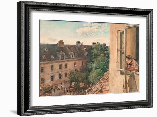 View of the Alservorstadt-Rudolf von Alt-Framed Giclee Print