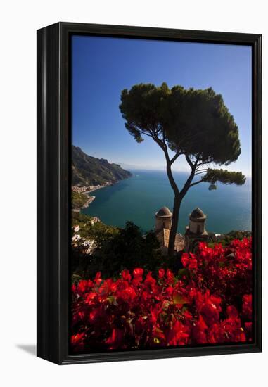 View of the Amalfi Coast from Villa Rufolo in Ravello, Italy-Terry Eggers-Framed Premier Image Canvas