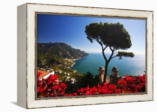 View of the Amalfi Coast from Villa Rufolo in Ravello, Italy-Terry Eggers-Framed Premier Image Canvas