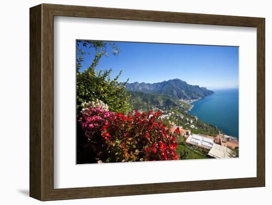 View of the Amalfi Coast from Villa Rufolo in Ravello, Italy-Terry Eggers-Framed Photographic Print