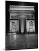 View of the Arc de Triomphe Lit at Night on Bastille Day-David Scherman-Mounted Photographic Print