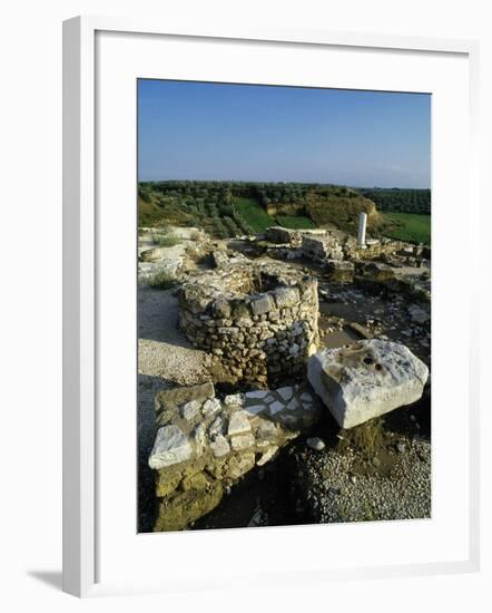 View of the Archaeological Site of Early Christian Basilicas-null-Framed Giclee Print