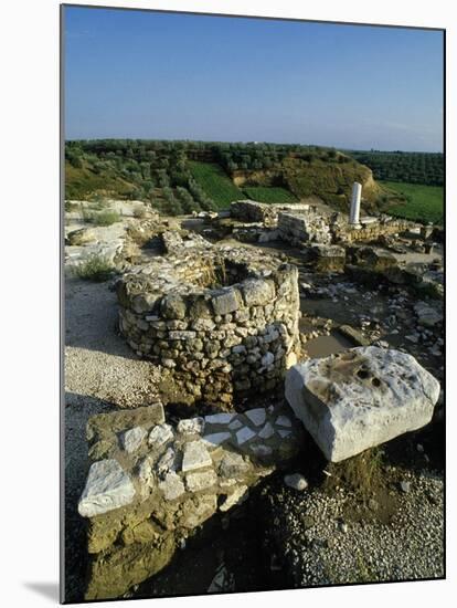View of the Archaeological Site of Early Christian Basilicas-null-Mounted Giclee Print