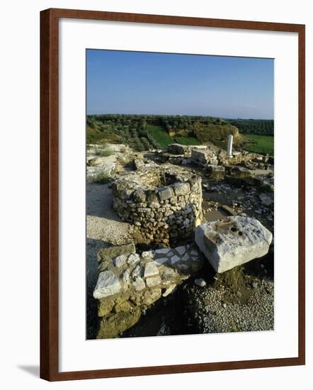 View of the Archaeological Site of Early Christian Basilicas-null-Framed Giclee Print