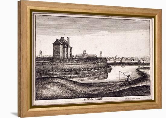 View of the Area around New River Head, Finsbury, London, 1665-Wenceslaus Hollar-Framed Premier Image Canvas