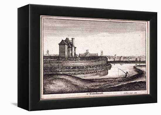 View of the Area around New River Head, Finsbury, London, 1665-Wenceslaus Hollar-Framed Premier Image Canvas