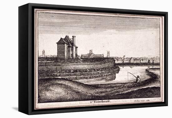 View of the Area around New River Head, Finsbury, London, 1665-Wenceslaus Hollar-Framed Premier Image Canvas