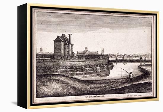 View of the Area around New River Head, Finsbury, London, 1665-Wenceslaus Hollar-Framed Premier Image Canvas