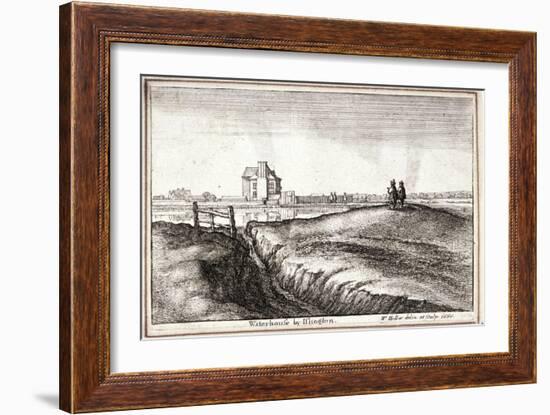 View of the Area around New River Head, Finsbury, London, 1665-Wenceslaus Hollar-Framed Giclee Print