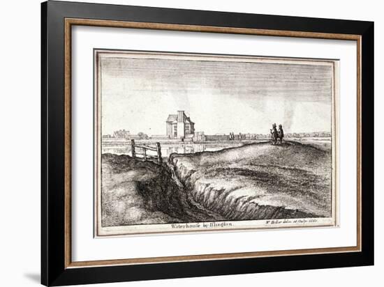 View of the Area around New River Head, Finsbury, London, 1665-Wenceslaus Hollar-Framed Giclee Print