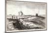 View of the Area around New River Head, Finsbury, London, 1665-Wenceslaus Hollar-Mounted Giclee Print