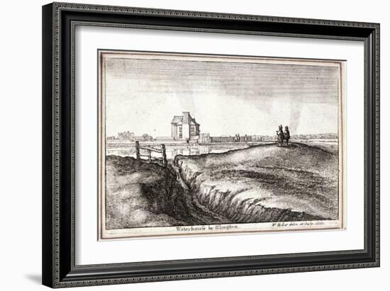 View of the Area around New River Head, Finsbury, London, 1665-Wenceslaus Hollar-Framed Giclee Print