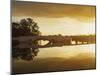 View of the Areco River and the Old Bridge at sunset, San Antonio de Areco, Buenos Aires Province, -Karol Kozlowski-Mounted Photographic Print