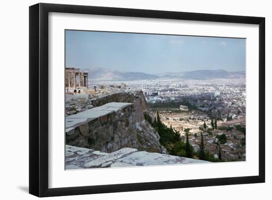 View of the Athenian Agora from the Acropolis-CM Dixon-Framed Photographic Print