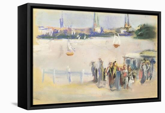 View of the Aussenalster, 1909-Max Liebermann-Framed Premier Image Canvas