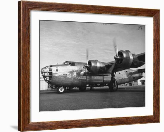 View of the B24 US Army Bomber-Peter Stackpole-Framed Premium Photographic Print
