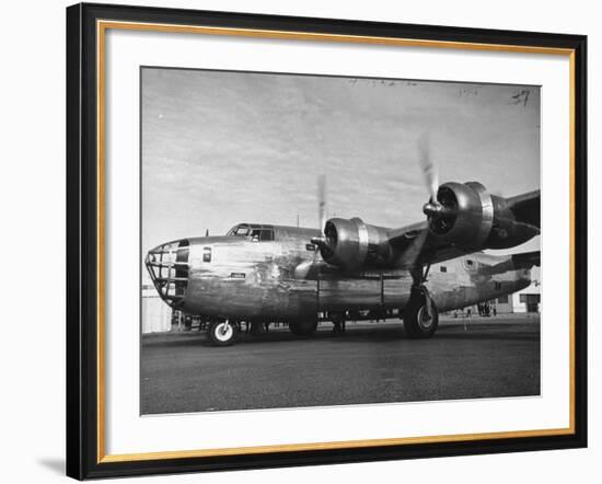 View of the B24 US Army Bomber-Peter Stackpole-Framed Premium Photographic Print