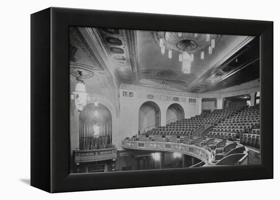 View of the balcony and upper part of the theatre - Regent Theatre, Brighton, Sussex, 1922-null-Framed Premier Image Canvas