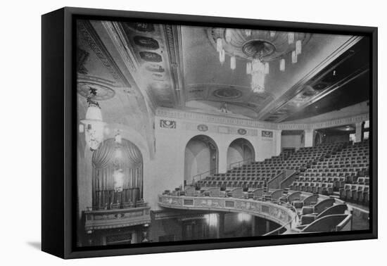 View of the balcony and upper part of the theatre - Regent Theatre, Brighton, Sussex, 1922-null-Framed Premier Image Canvas