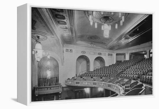 View of the balcony and upper part of the theatre - Regent Theatre, Brighton, Sussex, 1922-null-Framed Premier Image Canvas