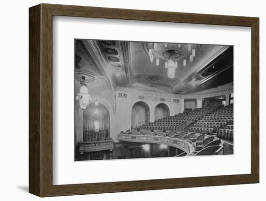 View of the balcony and upper part of the theatre - Regent Theatre, Brighton, Sussex, 1922-null-Framed Photographic Print