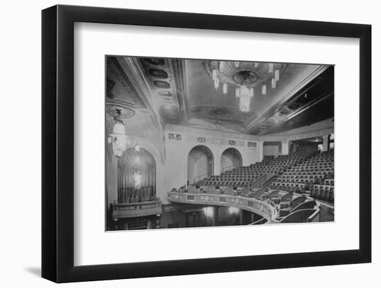 View of the balcony and upper part of the theatre - Regent Theatre, Brighton, Sussex, 1922-null-Framed Photographic Print