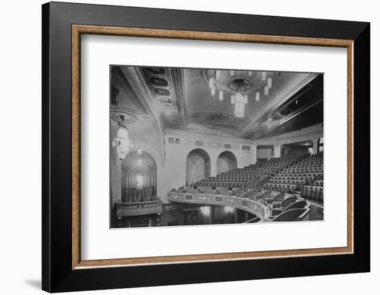 View of the balcony and upper part of the theatre - Regent Theatre, Brighton, Sussex, 1922-null-Framed Photographic Print