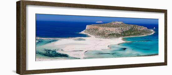 View of the Balos Beach, Gramvousa Peninsula, Crete, Greece-null-Framed Photographic Print