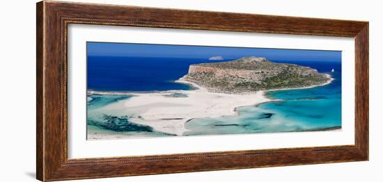 View of the Balos Beach, Gramvousa Peninsula, Crete, Greece-null-Framed Photographic Print