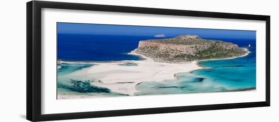 View of the Balos Beach, Gramvousa Peninsula, Crete, Greece-null-Framed Photographic Print