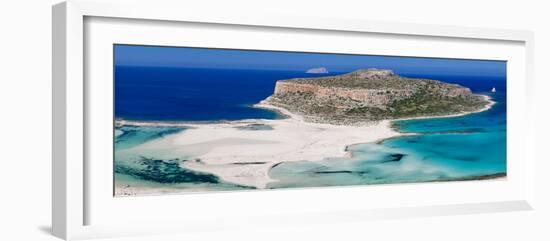 View of the Balos Beach, Gramvousa Peninsula, Crete, Greece-null-Framed Photographic Print